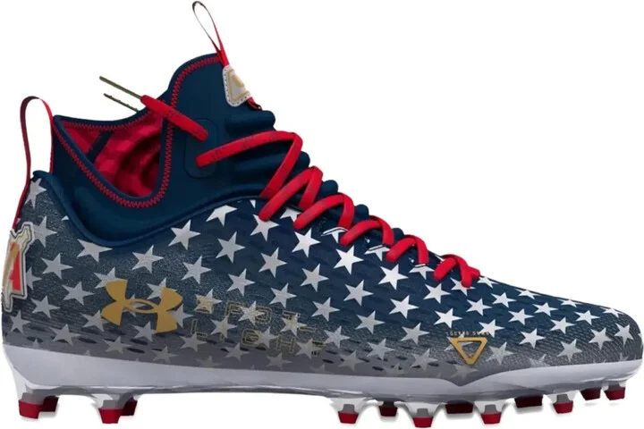 Spotlight Lux Mc Le Usa "Blue/Red" football cleats