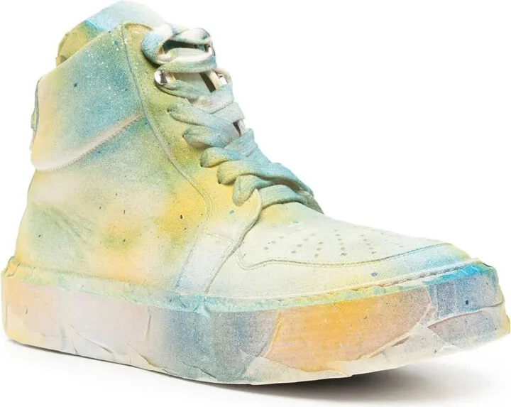 Spray-Effect High-Top Sneakers - Image 2