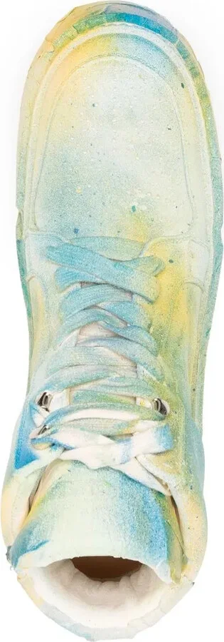 Spray-Effect High-Top Sneakers - Image 4