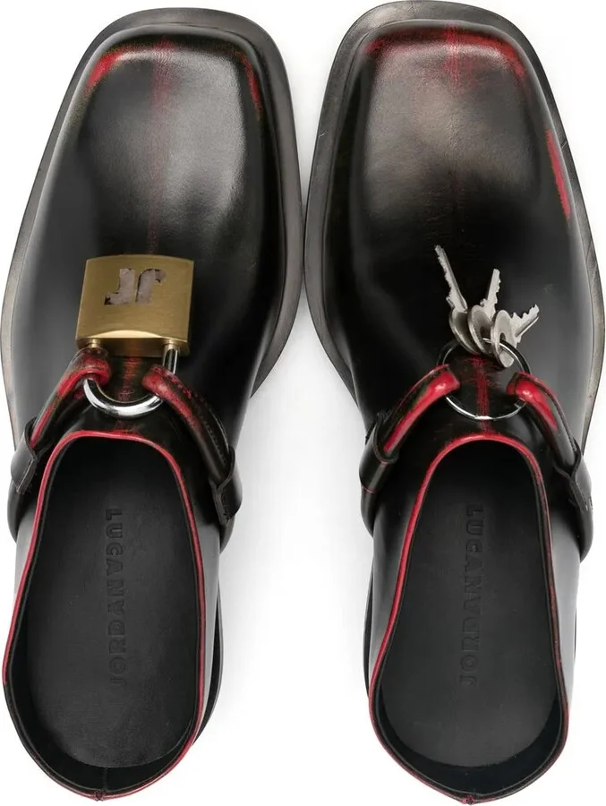 Spray-Paint Leather Loafers - Image 4