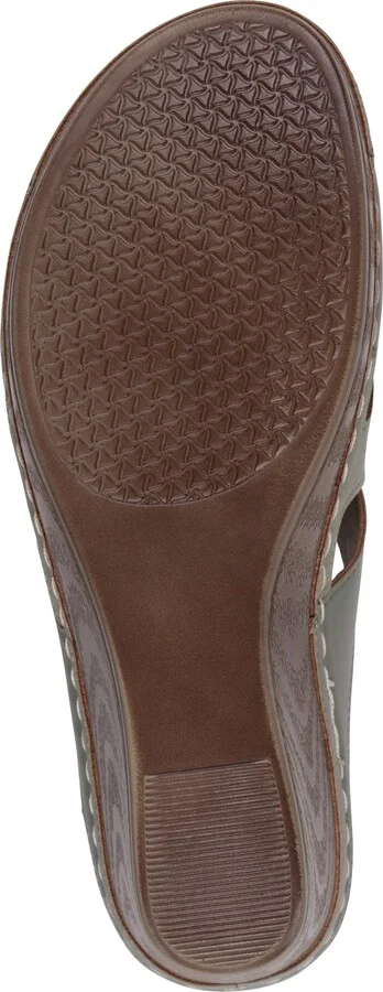 Spring Floral Wedge Sandal - Image 5