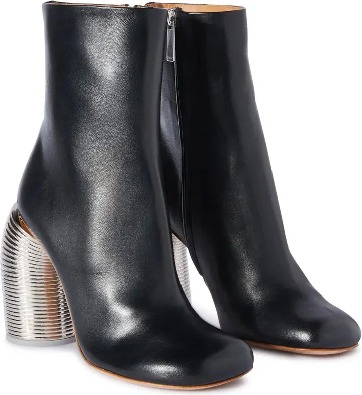 Spring leather ankle boots - Image 2