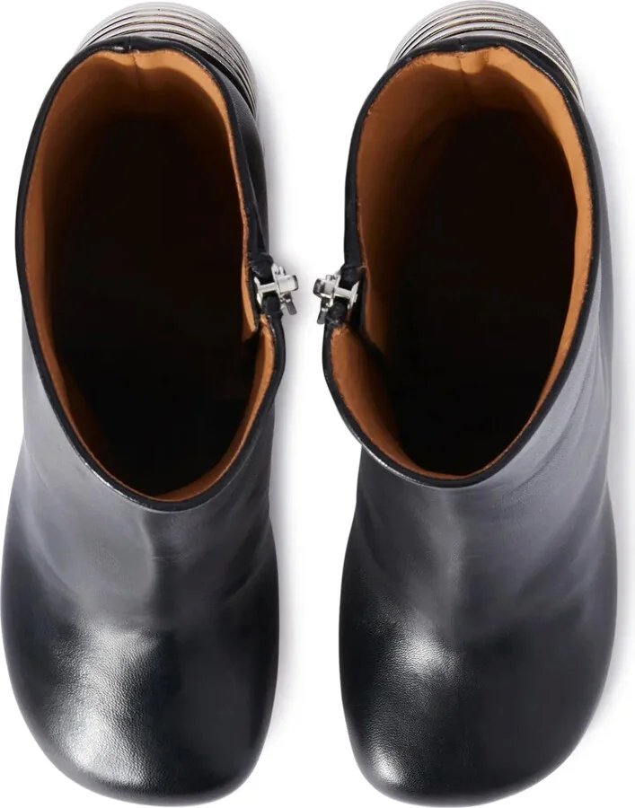 Spring leather ankle boots - Image 5