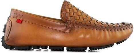Spring St Leather Venetian Weave Driver Loafer - Image 2