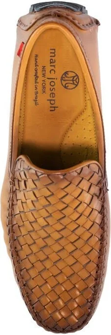 Spring St Leather Venetian Weave Driver Loafer - Image 5