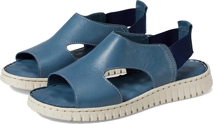Spring Step Abadessa Women's Sandals Blue : EU 41 (US Women's 9.5-10) M, Leather