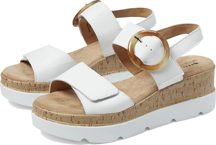 Spring Step Abarah Women's Sandals White : EU 41 (US Women's 9.5-10) M, Leather