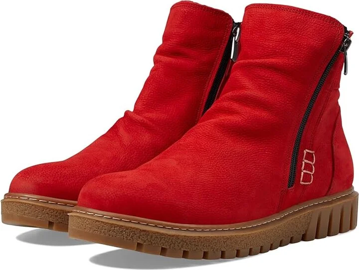 Spring Step Addlyn Women's Shoes Red Nubuck : EU 35 (US Women's 5) M, Leather
