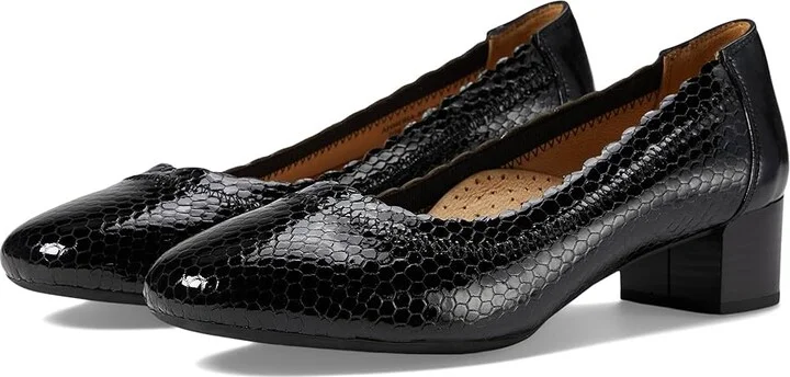 Spring Step Ahmeria High Heels Black Patent : EU 40 (US Women's 9) M, Leather