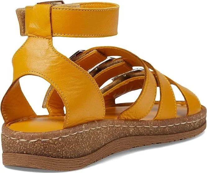 Spring Step Alexcia Women's Sandals Yellow : EU 36 (US Women's 5.5-6) M, Leather - Image 4