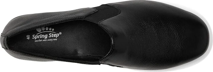 Spring Step Arete Women's Flat Shoes Black : EU 41 (US Women's 9.5-10) M, Leather - Image 2