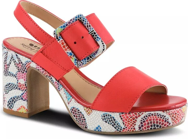 Spring Step Azucar Platform Sandal