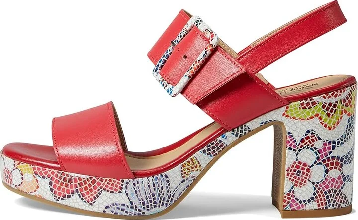 Spring Step Azucar Women's Shoes Red Leather : EU 35 (US Women's 5) M - Image 5