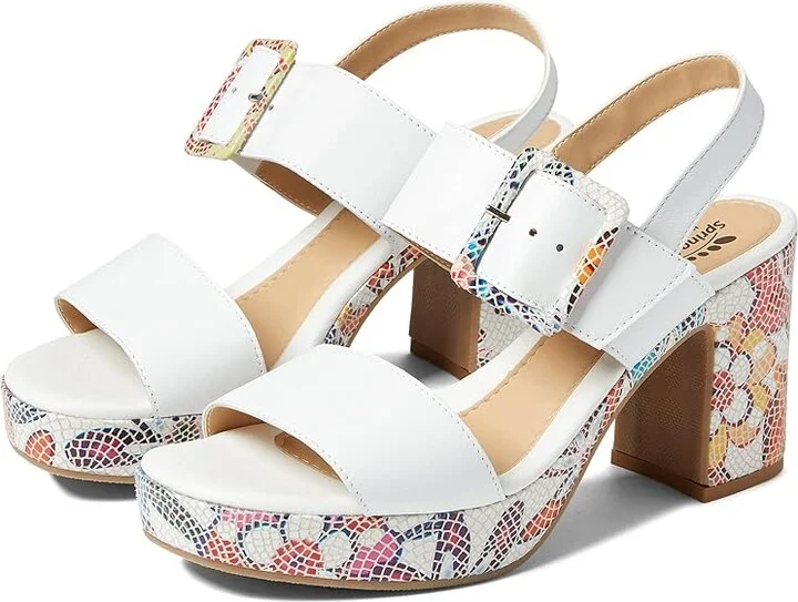 Spring Step Azucar Women's Shoes White Leather : EU 36 (US Women's 5.5-6) M