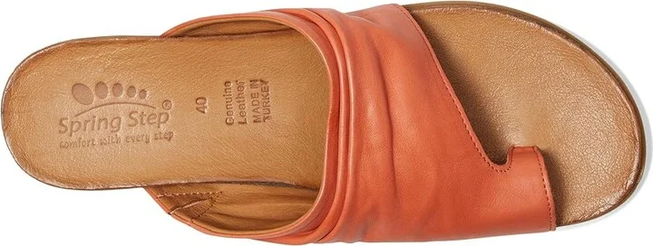 Spring Step Bates Women's Sandals Coral : EU 37 (US Women's 6.5-7) M, Leather - Image 2