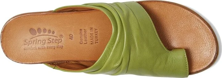 Spring Step Bates Women's Sandals Green : EU 38 (US Women's 7.5-8) M, Leather - Image 2
