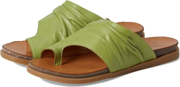 Spring Step Bates Women's Sandals Green : EU 38 (US Women's 7.5-8) M, Leather