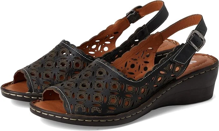 Spring Step Belizana Women's Shoes Black Leather : EU 36 (US Women's 5.5-6) M