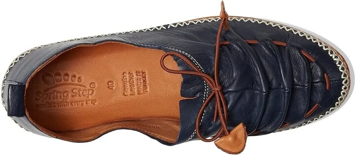 Spring Step Berna Women's Shoes Navy : EU 37 (US Women's 6.5-7) M, Leather - Image 2