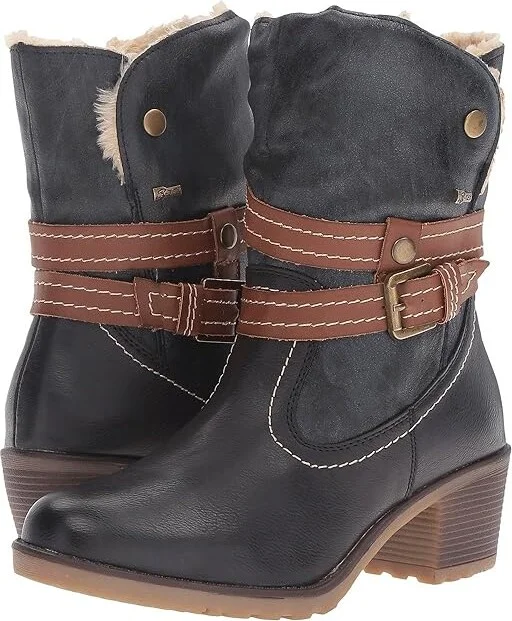 Spring Step Boisa Women's Pull-on Boots Navy : EU 36 (US Women's 5.5-6) M