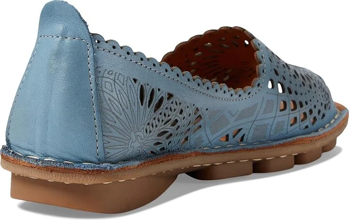 Spring Step Brandal Women's Work Lace-up Boots Blue : EU 38 (US Women's 7.5-8) M, Leather - Image 4