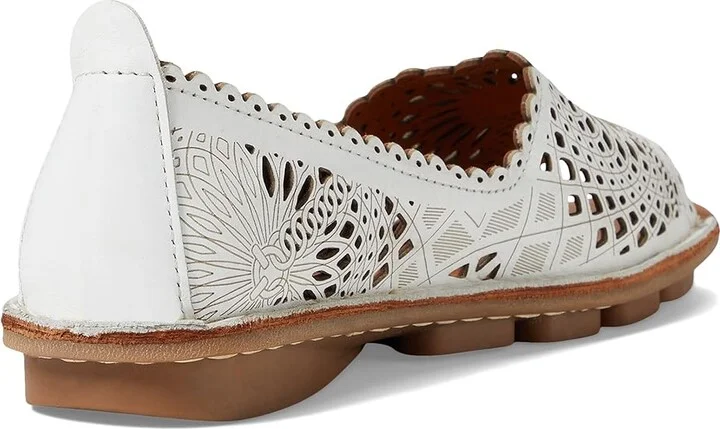 Spring Step Brandal Women's Work Lace-up Boots White : EU 40 (US Women's 9) M, Leather - Image 4