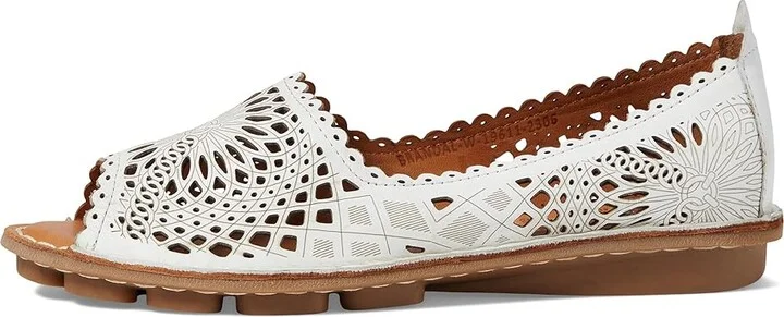 Spring Step Brandal Women's Work Lace-up Boots White : EU 40 (US Women's 9) M, Leather - Image 5