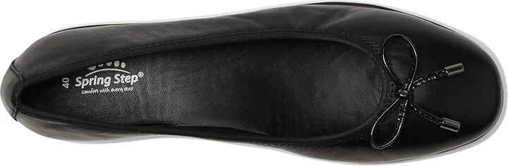 Spring Step Chesser Women's Flat Shoes Black : EU 41 (US Women's 9.5-10) M, Leather - Image 2