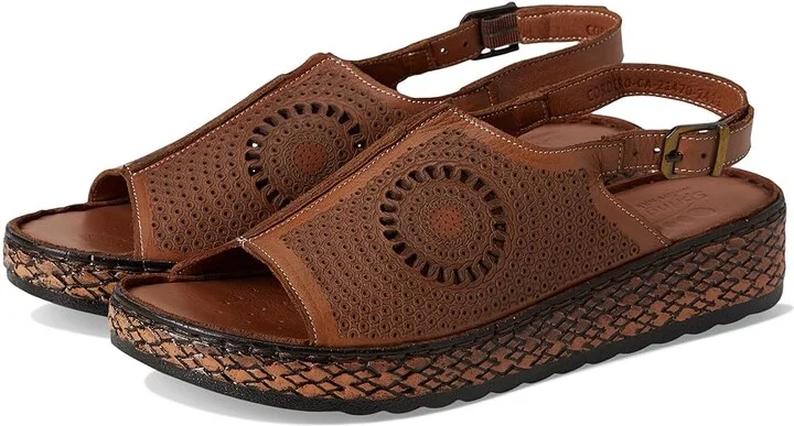 Spring Step Cordero Women's Sandals Camel : EU 39 (US Women's 8.5) M, Leather