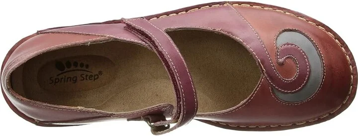 Spring Step Cosmic Women's Shoes Red : EU 41 (US Women's 9.5-10) M, Leather - Image 3