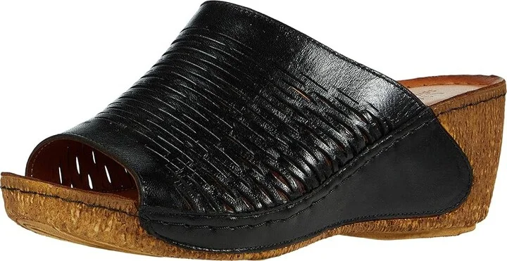 Spring Step Cunacena Women's Shoes Black : EU 38 (US Women's 7.5-8) M, Leather - Image 2
