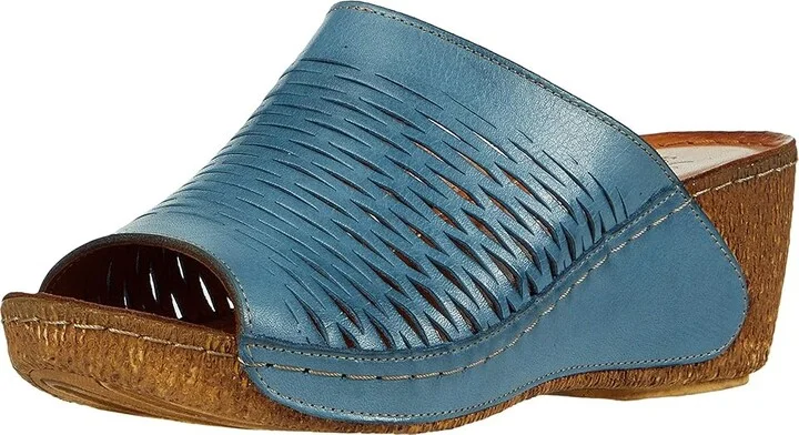 Spring Step Cunacena Women's Shoes Blue : EU 42 (US Women's 10.5-11) M, Leather - Image 2