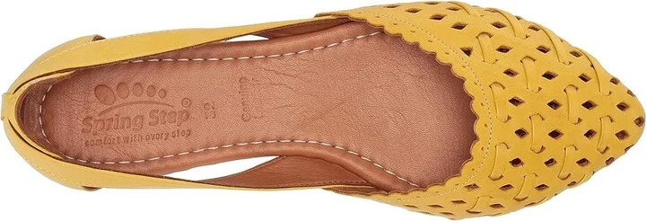 Spring Step Delorse Women's Shoes Yellow : EU 35 (US Women's 5) M, Leather - Image 3