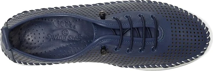 Spring Step Eastwood Women's Work Lace-up Boots Navy : EU 40 (US Women's 9) M, Leather - Image 2