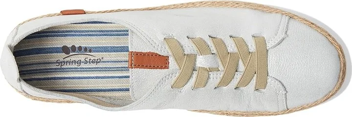 Spring Step Eloya Women's Shoes Silver : EU 37 (US Women's 6.5-7) M, Leather - Image 2