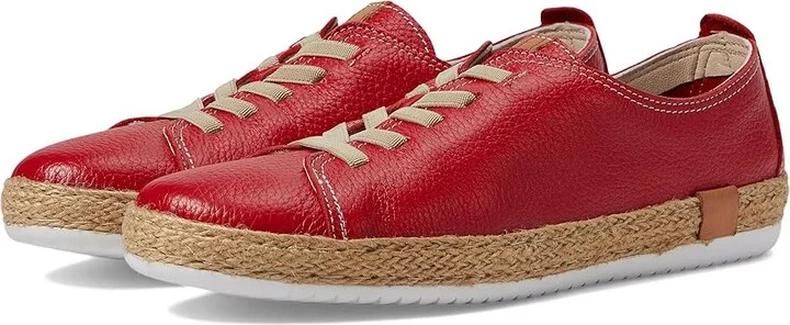 Spring Step Eloya Women's Work Lace-up Boots Red : EU 39 (US Women's 8.5) M, Leather