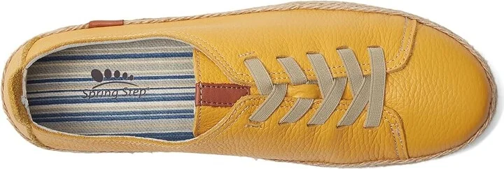 Spring Step Eloya Women's Work Lace-up Boots Yellow : EU 42 (US Women's 10.5-11) M, Leather - Image 2