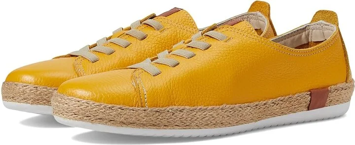 Spring Step Eloya Women's Work Lace-up Boots Yellow : EU 42 (US Women's 10.5-11) M, Leather