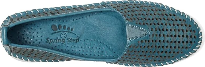 Spring Step Emerson Women's Work Lace-up Boots Blue : EU 42 (US Women's 10.5-11) M, Leather - Image 2