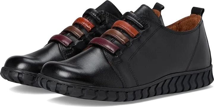 Spring Step Emmalina Women's Flat Shoes Black : EU 41 (US Women's 9.5-10) M, Leather/Rubber
