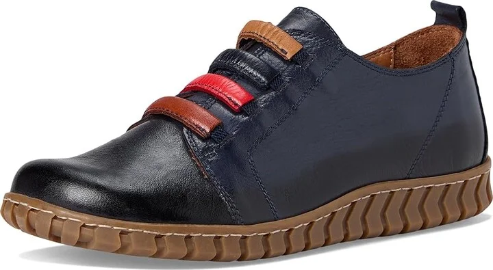 Spring Step Emmalina Women's Flat Shoes Navy : EU 37 (US Women's 6.5-7) M, Leather/Rubber - Image 5