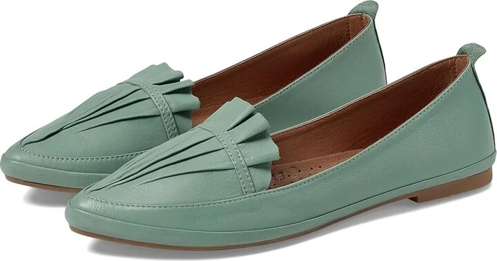Spring Step Established Women's Work Lace-up Boots Mint Green : EU 37 (US Women's 6.5-7) M, Leather