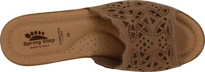 Spring Step Estella Women's Wedge Shoes Beige : EU 35 (US Women's 5) M, Leather - Image 3