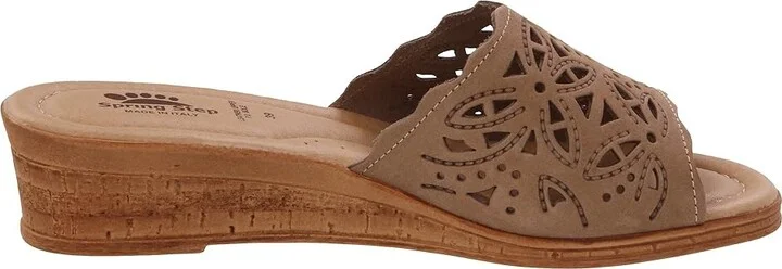 Spring Step Estella Women's Wedge Shoes Beige : EU 35 (US Women's 5) M, Leather - Image 8