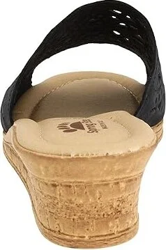 Spring Step Estella Women's Wedge Shoes Black : EU 35 (US Women's 5) M, Leather - Image 5