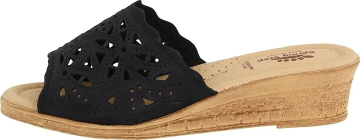 Spring Step Estella Women's Wedge Shoes Black : EU 35 (US Women's 5) M, Leather - Image 7