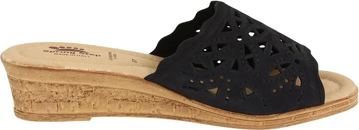 Spring Step Estella Women's Wedge Shoes Black : EU 35 (US Women's 5) M, Leather - Image 8