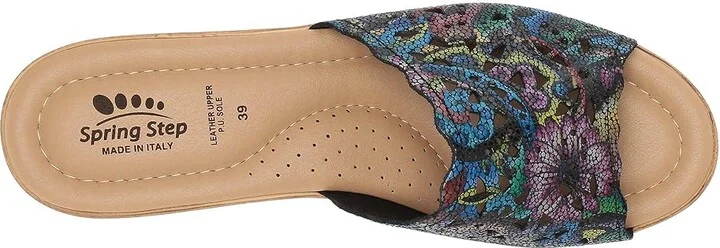 Spring Step Estella Women's Wedge Shoes Black : EU 41 (US Women's 9.5-10) M, Leather - Image 3