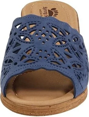 Spring Step Estella Women's Wedge Shoes Blue : EU 35 (US Women's 5) M, Leather - Image 6