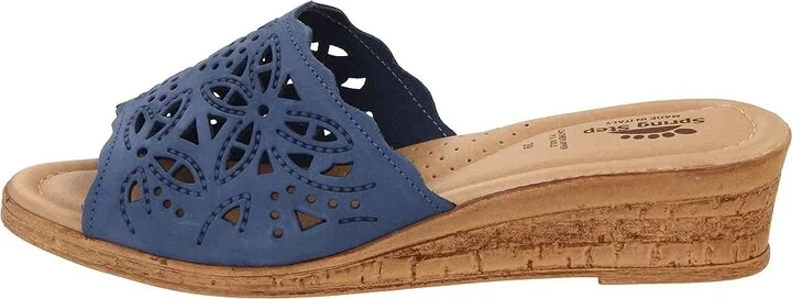 Spring Step Estella Women's Wedge Shoes Blue : EU 35 (US Women's 5) M, Leather - Image 7